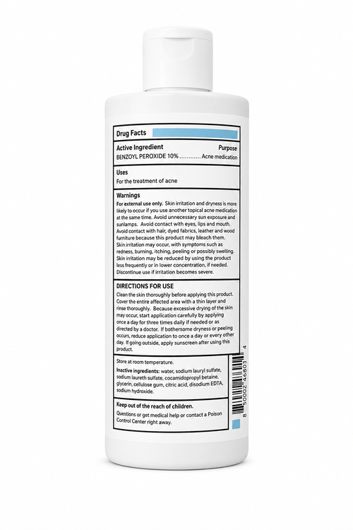 10% Benzoyl Peroxide wash