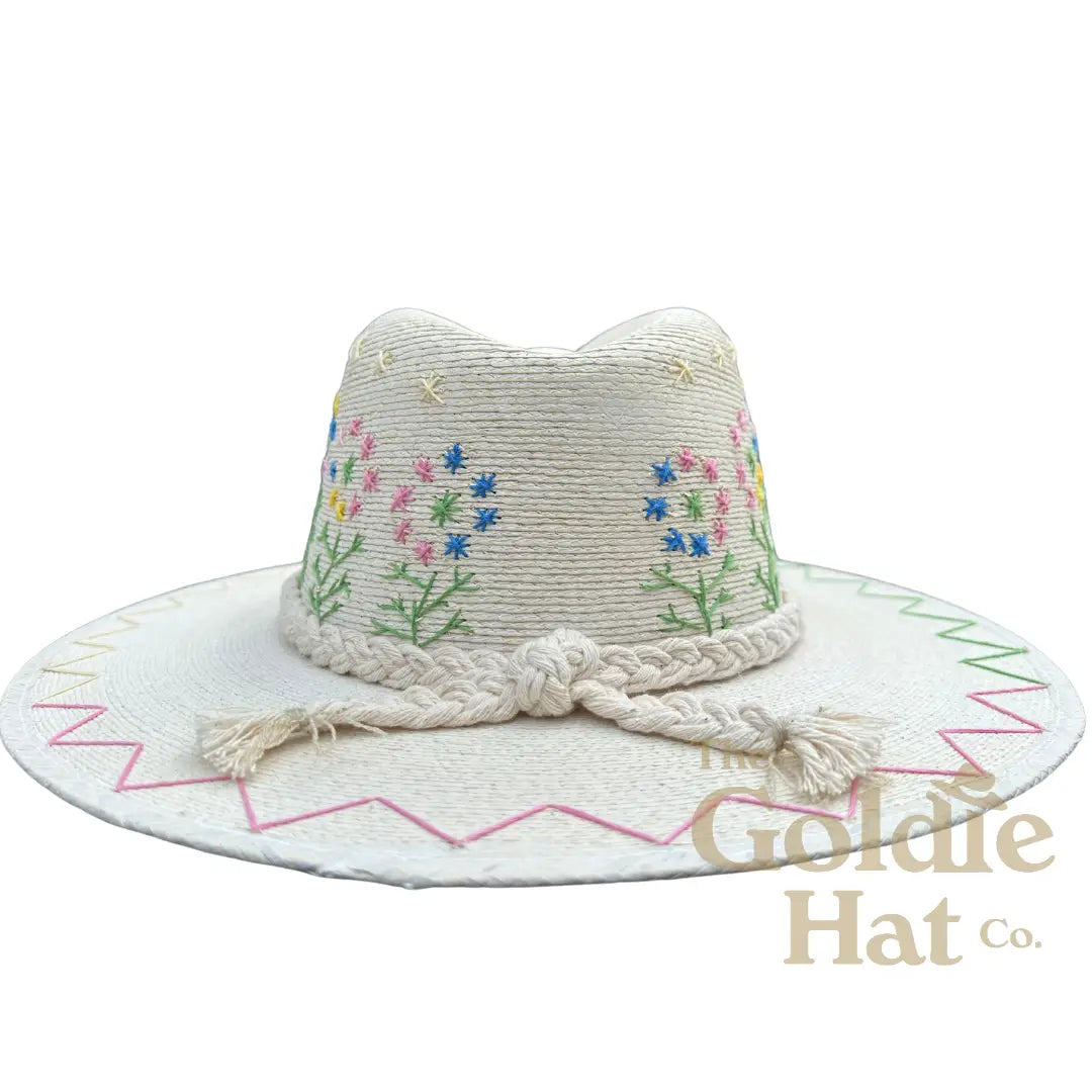 The Goldie Hat Company Margarita Floral Hat- S